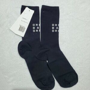NWT Liberal Youth Ministry Dream Baby Dream Black Socks Sz M